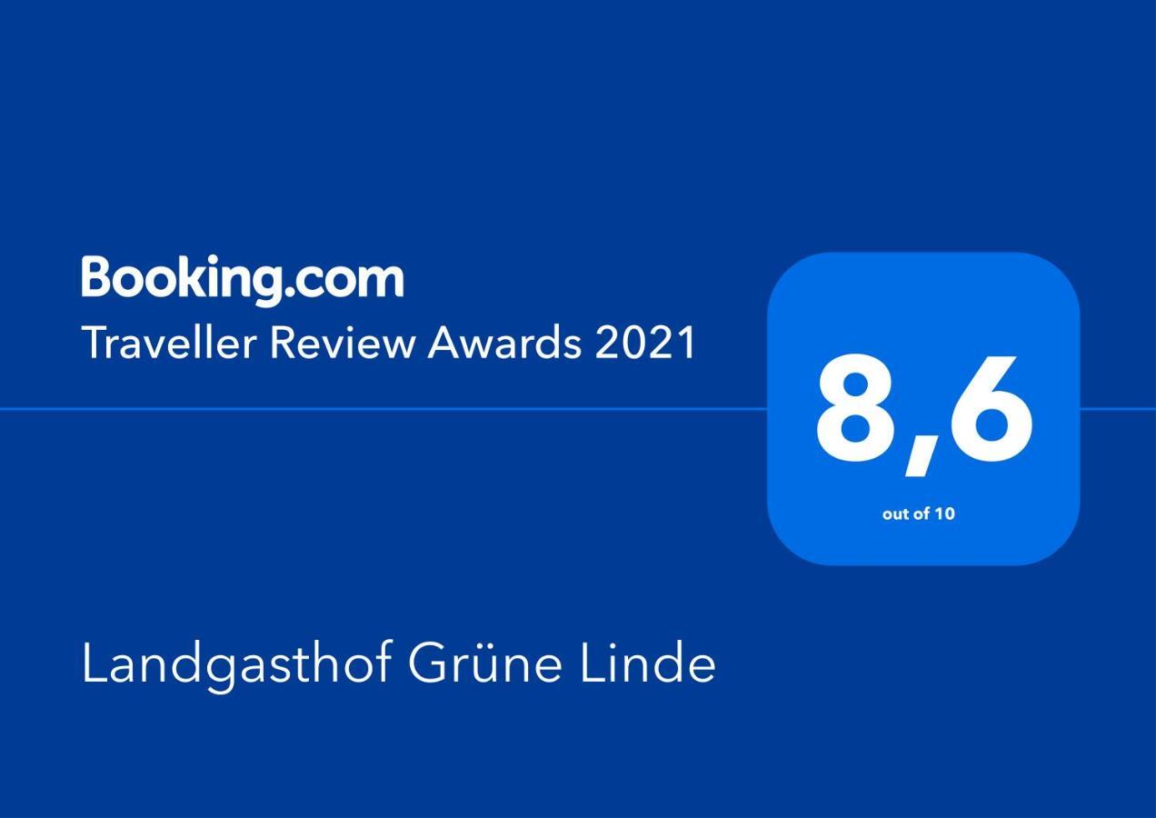 Landgasthof Gruene Linde Экстерьер фото